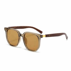 Brown Wood-Effect Sunglases