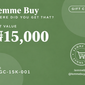 Lemme Buy Gift Card - ₦15,000