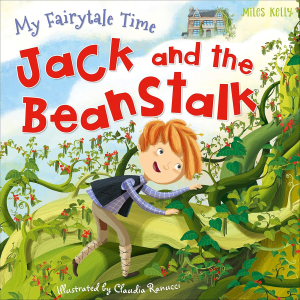 "My Fairytale Time: Jack and the Beanstalk" book cover by Miles Kelly, showing an illustration from the classic tale.